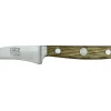 Couteau bec d'oiseau Güde Alpha Chêne 6cm en acier forgé