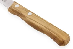 Couteau bec d'oiseau Gehring Look lame 6cm damas 65 couches manche olivier