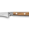Couteau bec d'oiseau Sabatier Provençao 100% forgé 6cm manche olivier