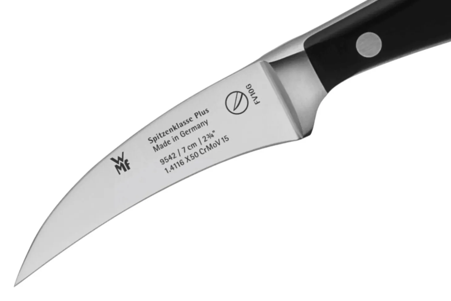 Couteau bec d'oiseau WMF Spitzenklasse Plus lame en acier inoxydable 7cm