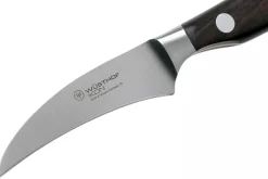 Couteau bec d'oiseau Wüsthof Ikon forgé 7cm en bois de grenadille