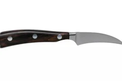 Couteau bec d'oiseau Wüsthof Ikon forgé 7cm en bois de grenadille