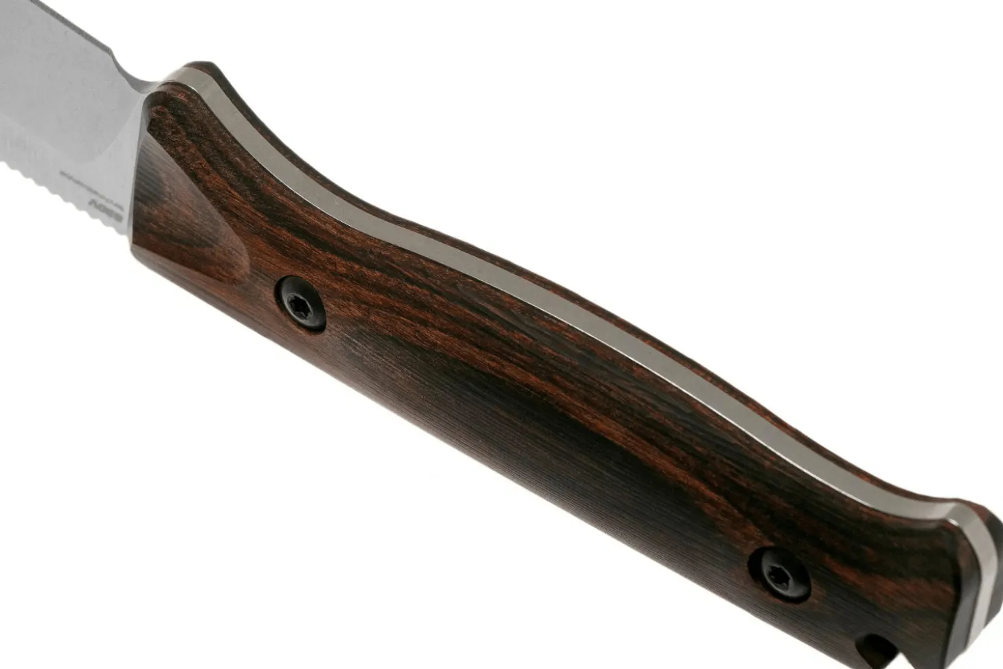 Couteau Benchmade Saddle Mountain Skinner 15002 lame 10,7cm manche bois stabilisé + étui en cuir