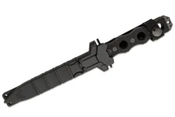 Couteau Benchmade SOCP 185SBK lame semi-dentée 18cm manche ajouré en G10 noir avec étui