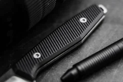 Couteau Böker AK1 American Tanto 129504 lame en acier 7,6cm manche en G10 noir + étui en kydex
