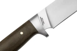 Couteau Böker Arbolito Hunter 02BA351M lame en acier 12cm manche en micarta vert + étui en cuir noir