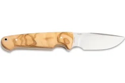 Couteau Böker Arbolito Vultur 02BA415 lame en acier 9,8cm manche en bois d'olivier + étui en cuir