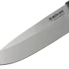 Couteau Böker Bronco 121504 lame en acier 11,3cm manche en TPE noir + étui en cuir avec allume-feu
