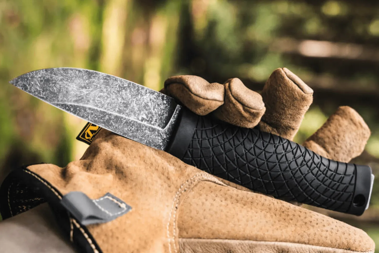 Couteau Böker Bronco Mini 121505 lame en acier 8,9cm manche en TPE noir + étui en kydex