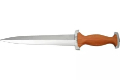 Couteau Böker Swiss Dagger 121553 lame en acier 21,9cm manche en bois de cerisier + étui en métal