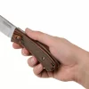 Couteau Black Fox BF.741 lame 11,4cm manche en bois de pakka avec étui