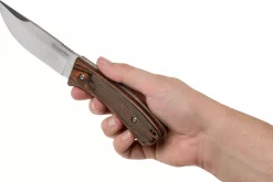 Couteau Black Fox BF.741 lame 11,4cm manche en bois de pakka avec étui