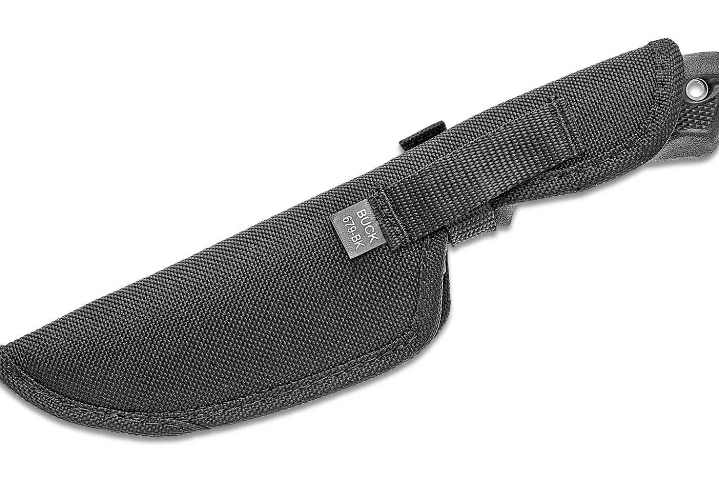 Couteau Buck 684 Bucklite Max II Large 0685BKS lame 10,2cm manche caoutchouc noir + étui polyester
