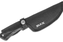 Couteau Buck 684 Bucklite Max II Large 0685BKS lame 10,2cm manche caoutchouc noir + étui polyester