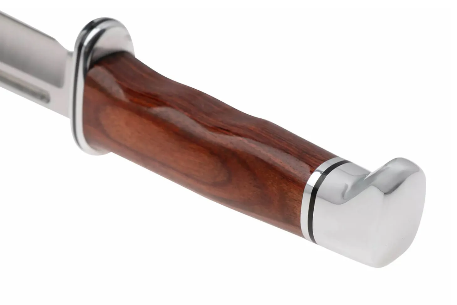Couteau Buck 0117CCS1 Brahma Heritage Series lame 11,5cm manche en cocobolo + étui en cuir