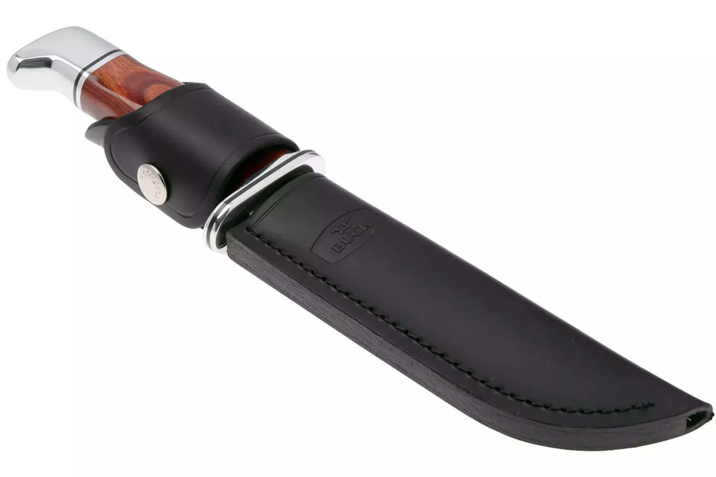Couteau Buck 0119CCS1 Special Heritage Series lame 15cm manche en cocobolo + étui en cuir