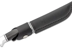 Couteau Buck 105 Pathfinder 0105BKS lame 12,7cm manche résine phénolique noir/alu + étui cuir