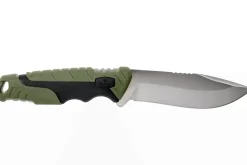 Couteau Buck 656 Pursuit Large 0656GRS lame 11,4cm manche nylon/fibres de verre vert + étui polyester