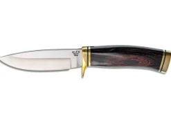 Couteau Buck 192 Vanguard 0192BRS lame 10,8cm manche bois de noyer + étui cuir
