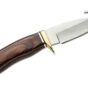 Couteau Buck 191 Zipper 0191BRG lame guthook 10,5cm manche bois de noyer + étui cuir