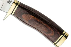 Couteau Buck 191 Zipper 0191BRG lame guthook 10,5cm manche bois de noyer + étui cuir