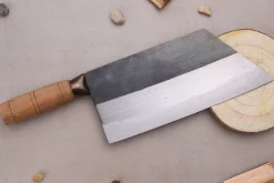 Couteau bunka CCK Kurouchi 20cm en acier au carbone et manche en bois