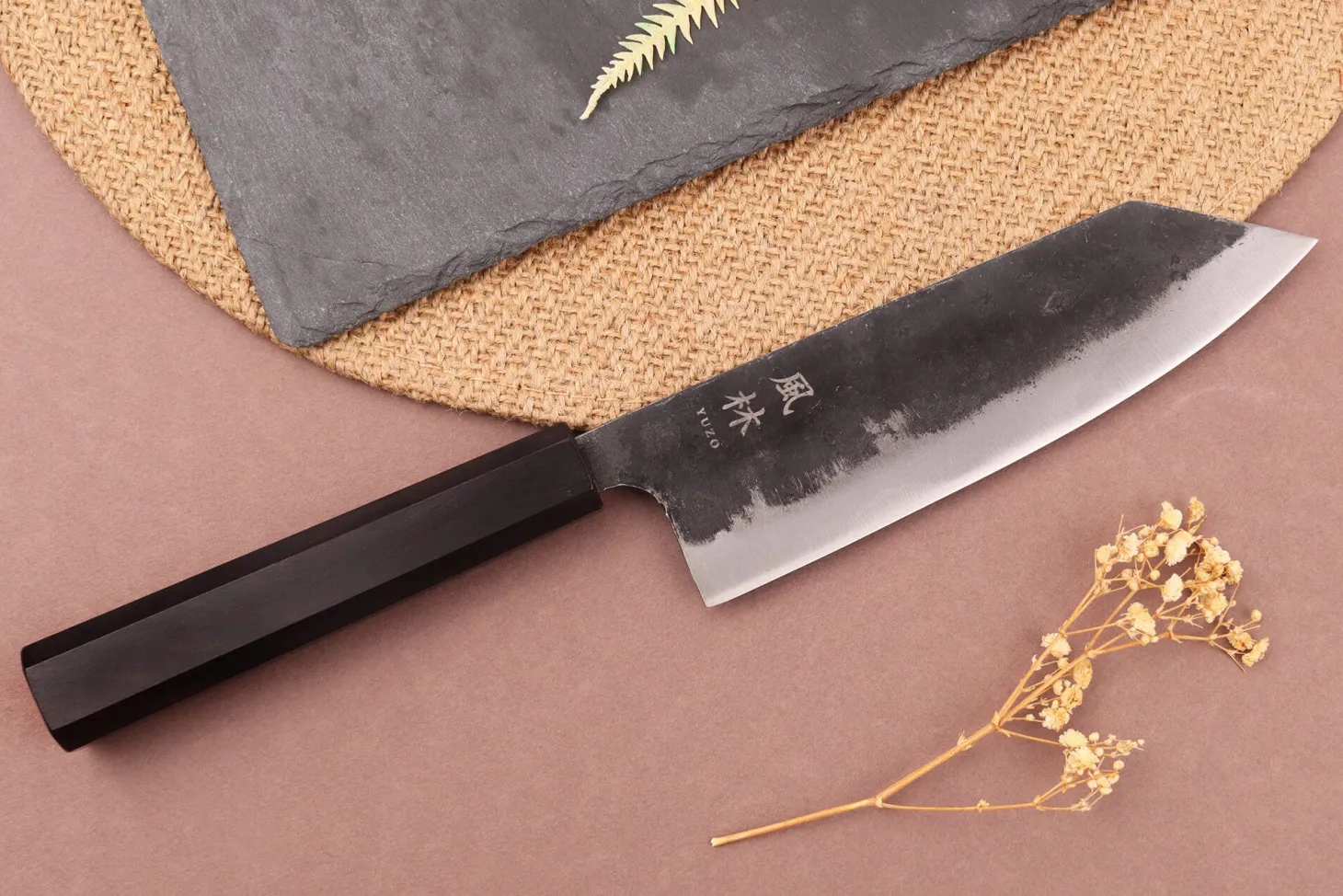 Couteau bunka 16,5cm japonais artisanal Yuzo Shinju BS2