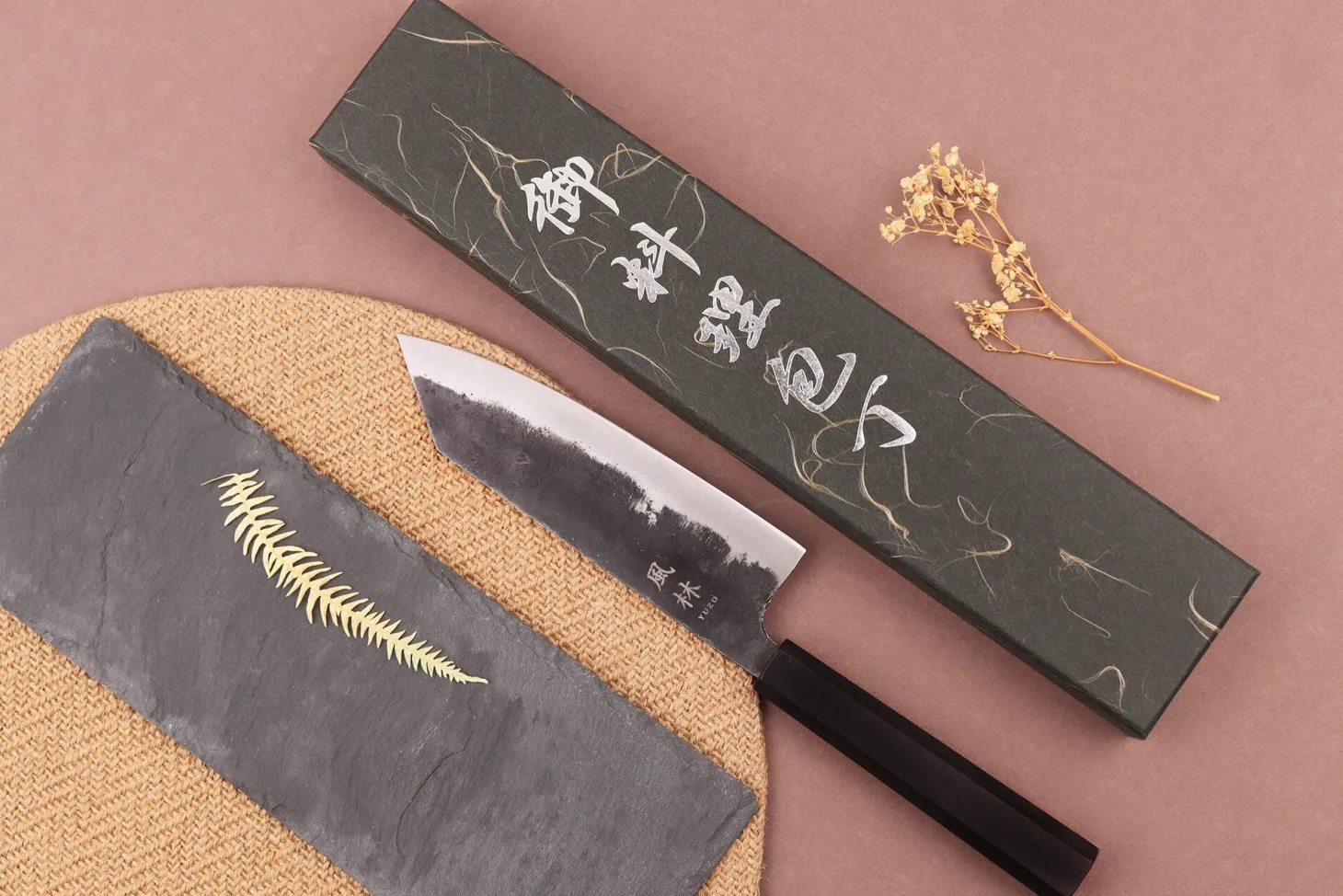 Couteau bunka 16,5cm japonais artisanal Yuzo Shinju BS2