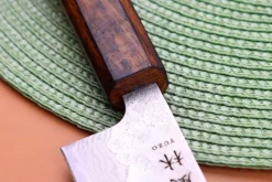 Couteau bunka 17,5cm japonais artisanal Yuzo Enju Damas 440C