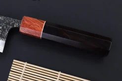 Couteau bunka 16,5cm japonais artisanal Masashi Yamamoto SLD Kuro damas