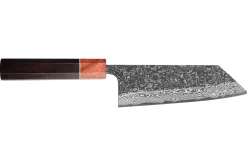 Couteau bunka 16,5cm japonais artisanal Masashi Yamamoto SLD Kuro damas