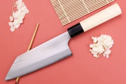 Couteau bunka 16,5cm japonais artisanal Naoki Mazaki WS2 poli