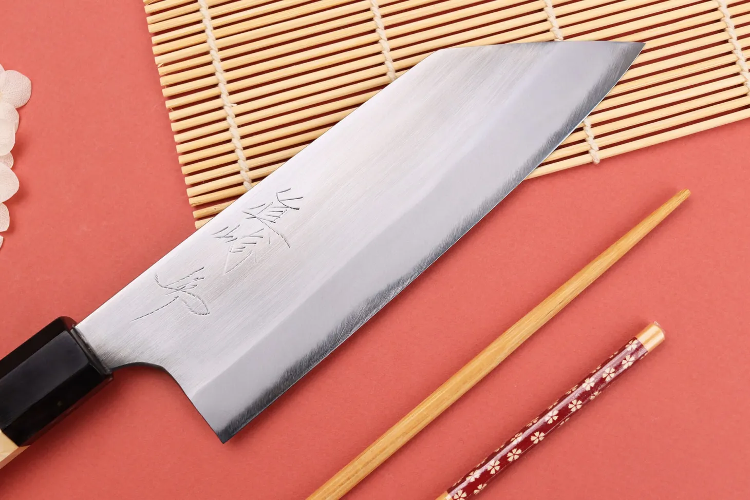 Couteau bunka 16,5cm japonais artisanal Naoki Mazaki WS2 poli