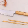 Couteau bunka 16,5cm japonais artisanal Sakai Kikumori TS10 en chêne