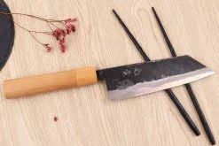 Couteau bunka 16,5cm japonais artisanal Kouki Hashimoto BS2