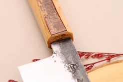 Couteau bunka 18cm japonais artisanal Hado Sumi B1D manche en cerisier