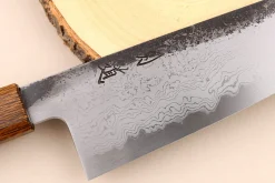 Couteau bunka 18cm japonais artisanal Hado Sumi B1D manche en chêne