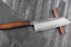 Couteau bunka 18cm japonais artisanal Hado Kirisame Shirogami