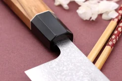 Couteau bunka 18cm japonais artisanal Yuzo Damas VG10