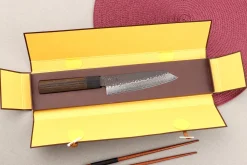 Couteau bunka 14,5cm japonais Shizu Hamono Gen VG10 damas