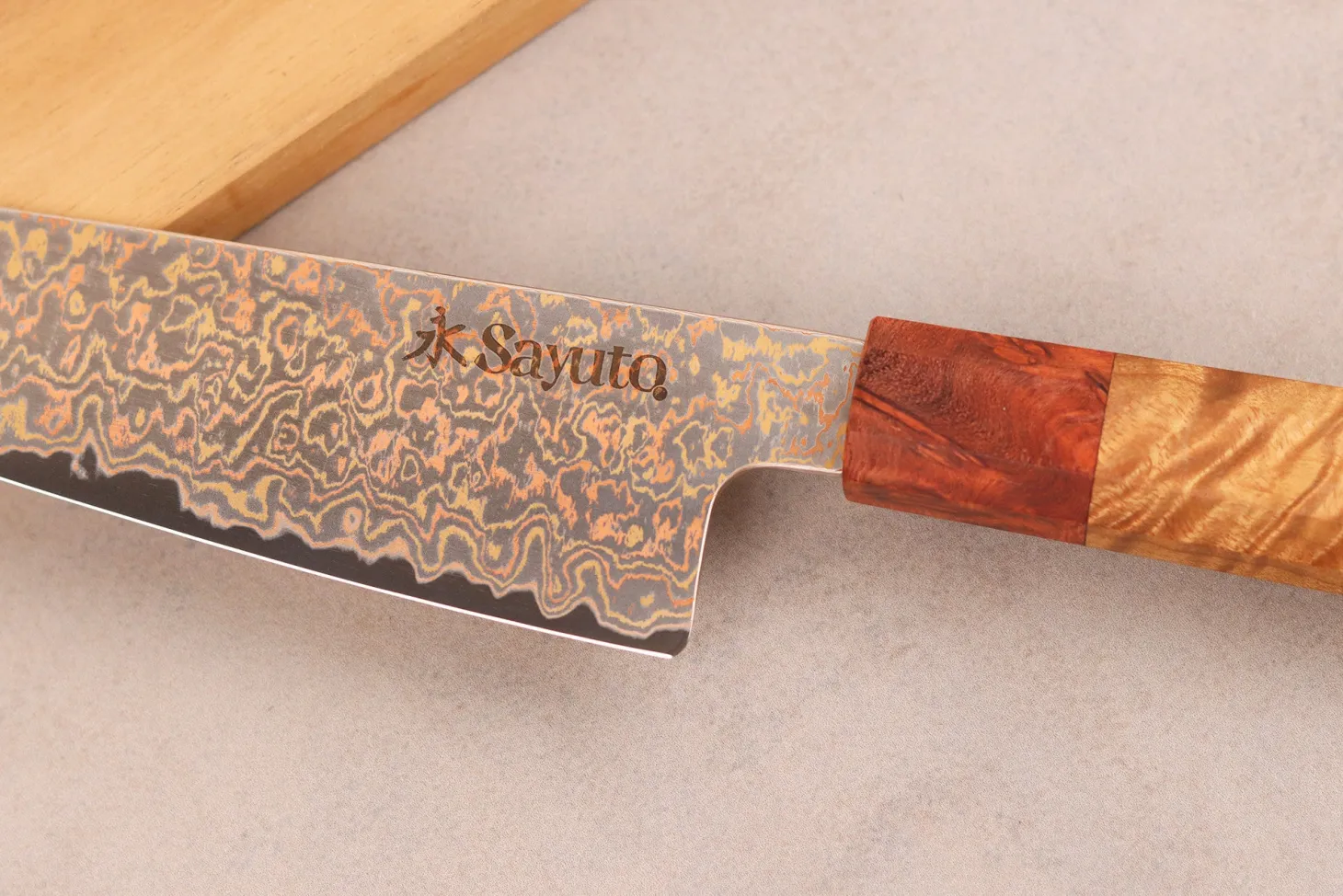 Couteau bunka 16,5cm Sayuto Érable Damas 12Cr