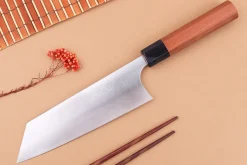 Couteau bunka japonais artisanal Shibata Koutetsu R2 18cm