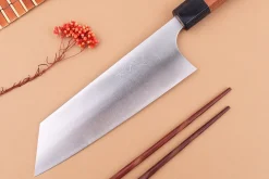 Couteau bunka japonais artisanal Shibata Koutetsu R2 18cm