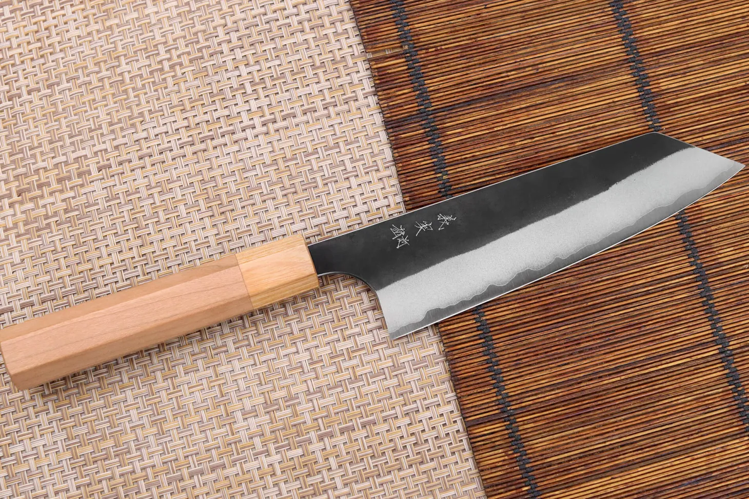 Couteau bunka japonais artisanal Yoshimi Kato AS Brut 16,5cm