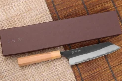 Couteau bunka japonais artisanal Yoshimi Kato AS Brut 16,5cm