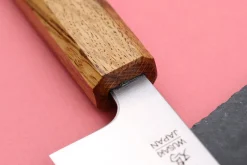 Couteau bunka japonais artisanal Wusaki Migaki G3 16,5cm