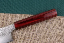 Couteau bunka japonais artisanal Kei Kobayashi SG2 Damascus 17cm