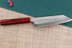 Couteau bunka japonais artisanal Kei Kobayashi SG2 Damascus 17cm