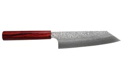 Couteau bunka japonais artisanal Kei Kobayashi SG2 Damascus 17cm