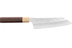 Couteau bunka japonais artisanal martelé Yu Kurosaki senko 16.5cm acier SG2